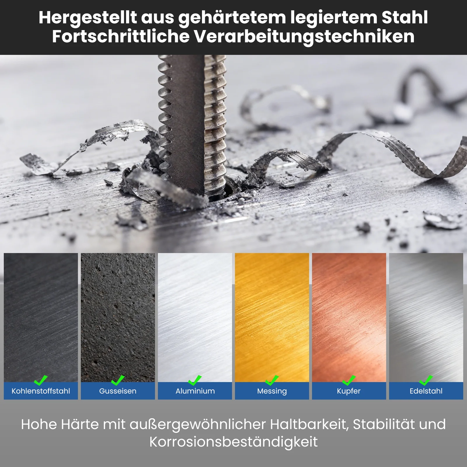 110-teiliges metrisches Gewindeschneid-Set für präzise Innen- und Außengewinde aus gehärtetem Stahl - Image 6