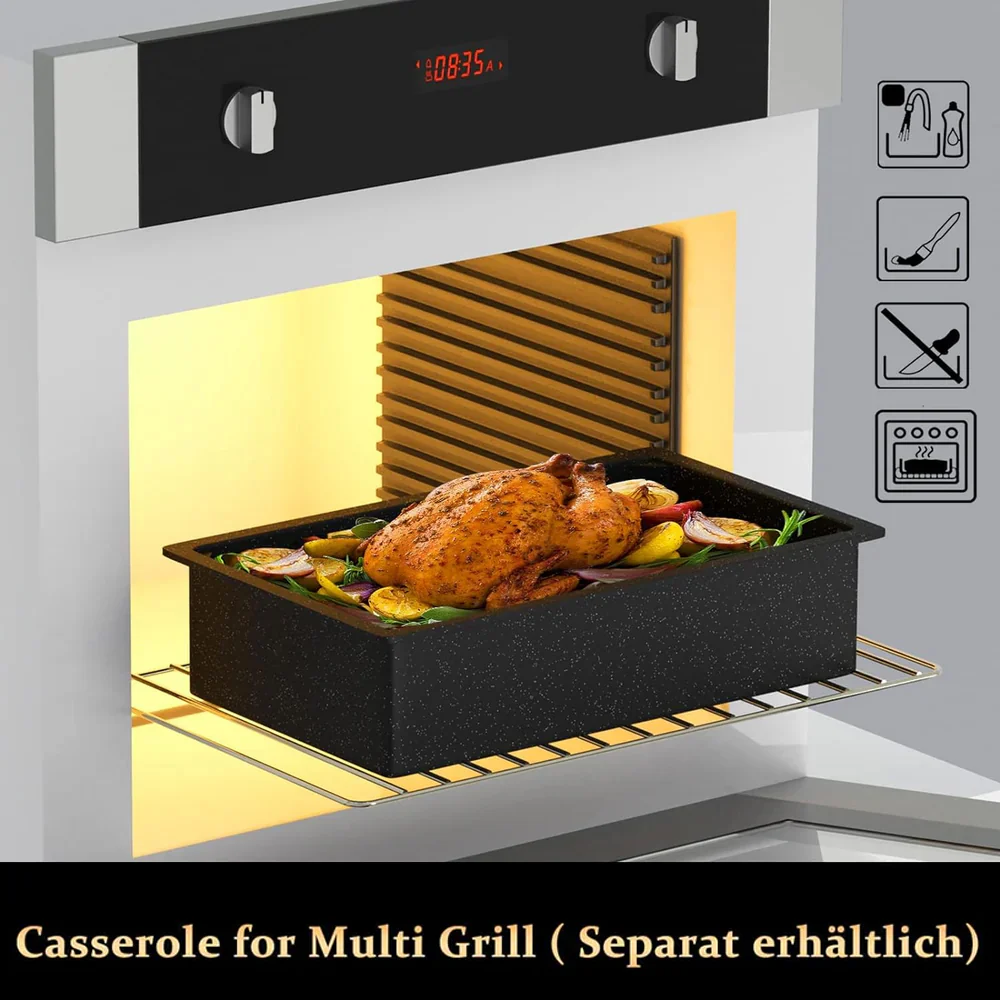 2000W Kontaktgrill: Multi-Grill & Brotmaschine, Edelstahl, Antihaft-Beschichtung Scheffler Kontaktgrill - Image 10