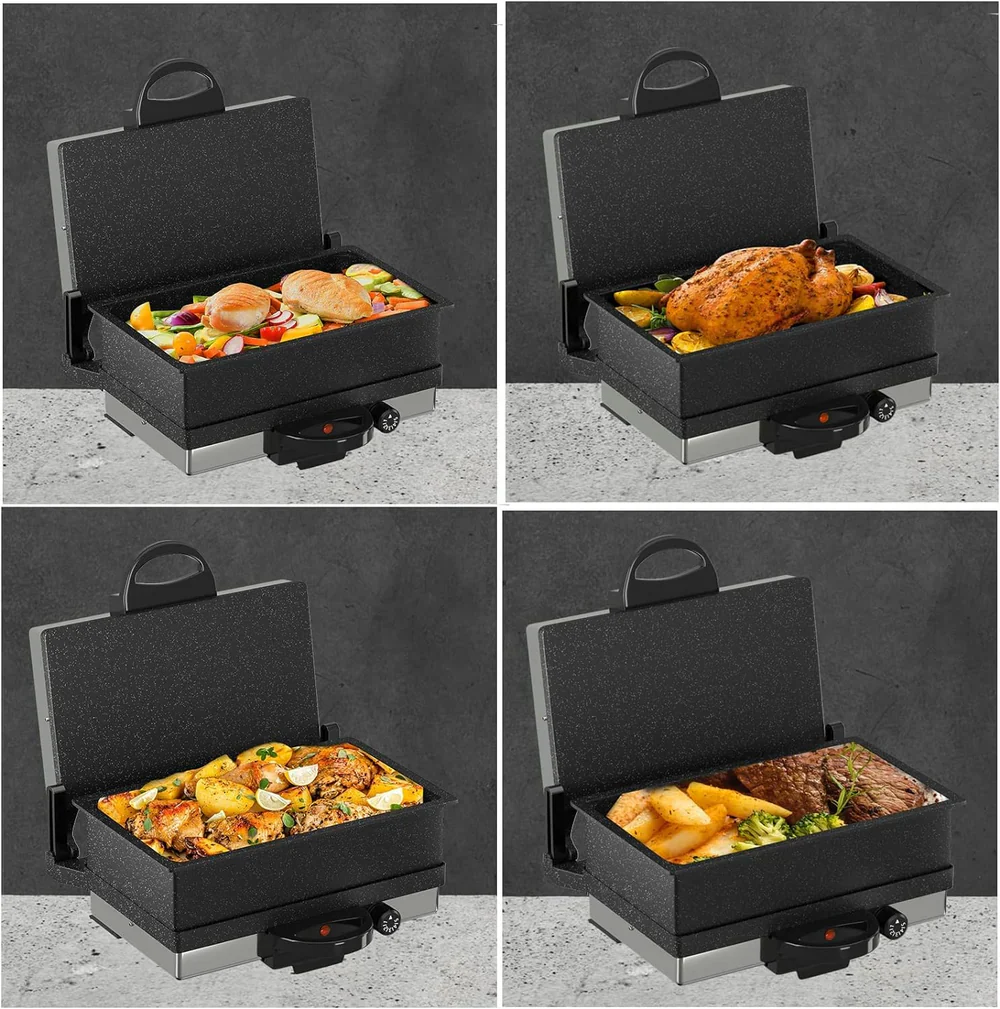 2000W Kontaktgrill: Multi-Grill & Brotmaschine, Edelstahl, Antihaft-Beschichtung Scheffler Kontaktgrill - Image 11