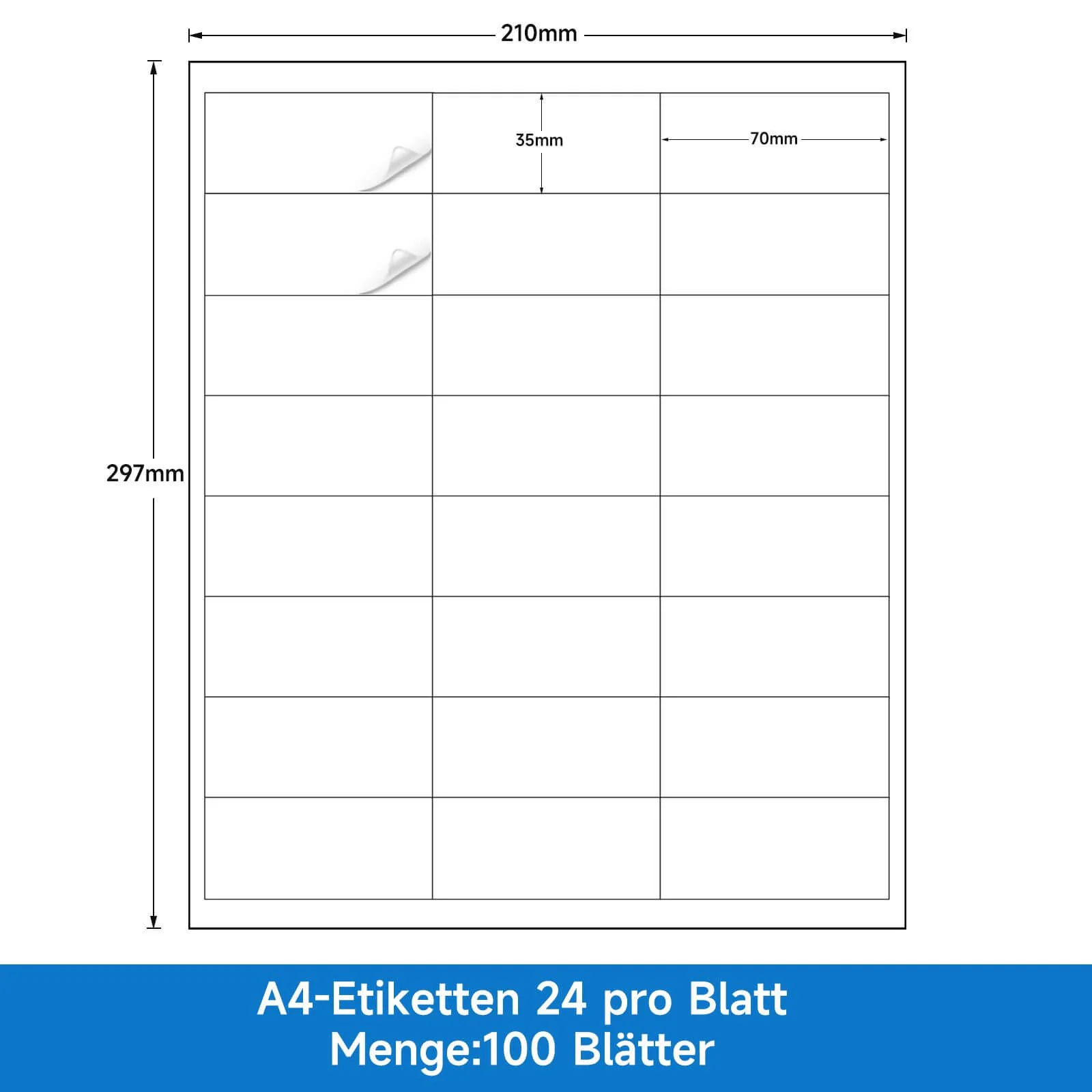 2400 Premium-Etiketten A4 – Starker Halt, klarer Druck & umweltfrellich für Büro, Haushalt und Lager - Image 7