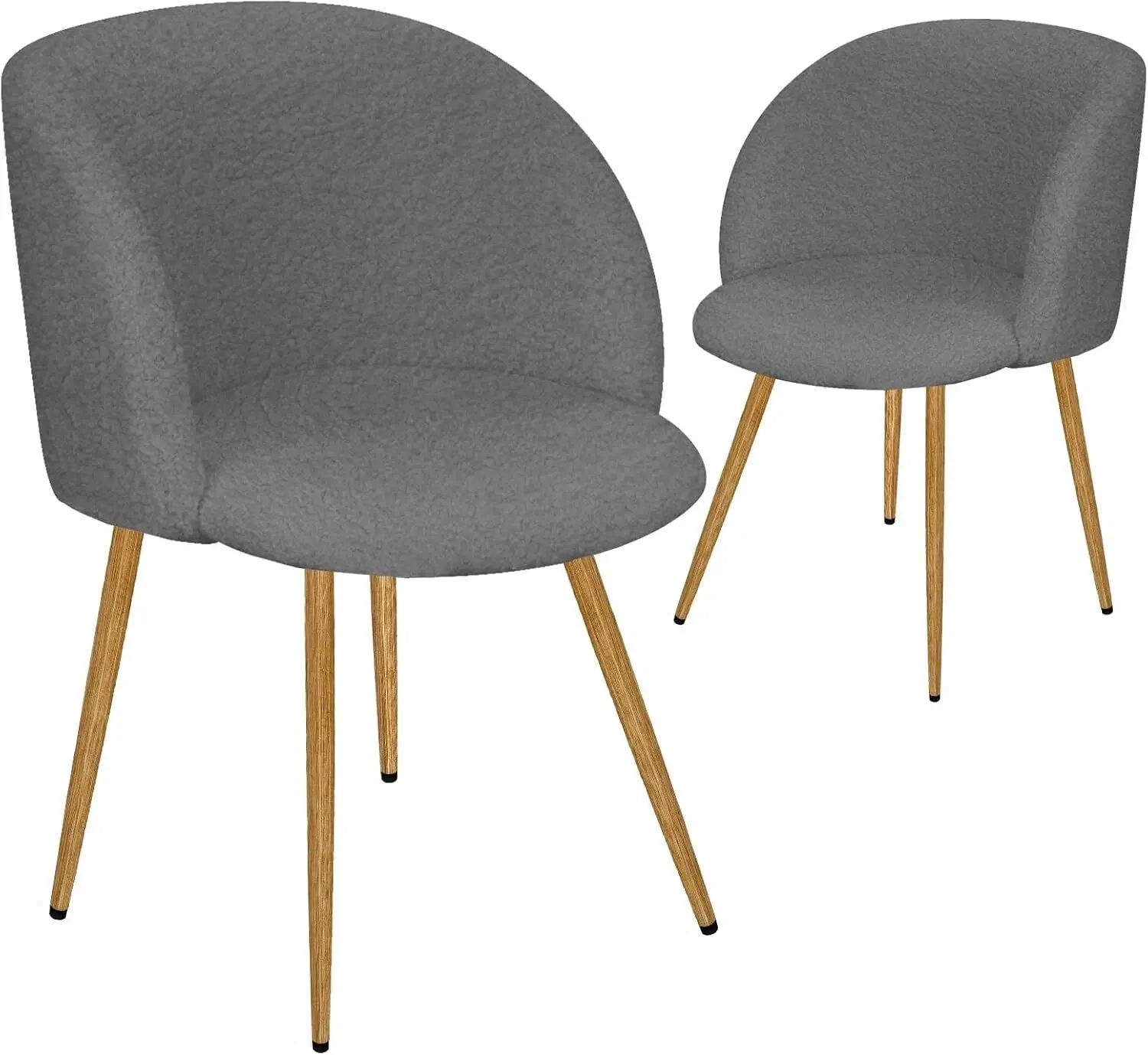 2er Set Esszimmerstühle Wohnzimmerstuhl Metallbeine Polsterstühle mit Armlehnen für Esszimmer / Küche - Image 19