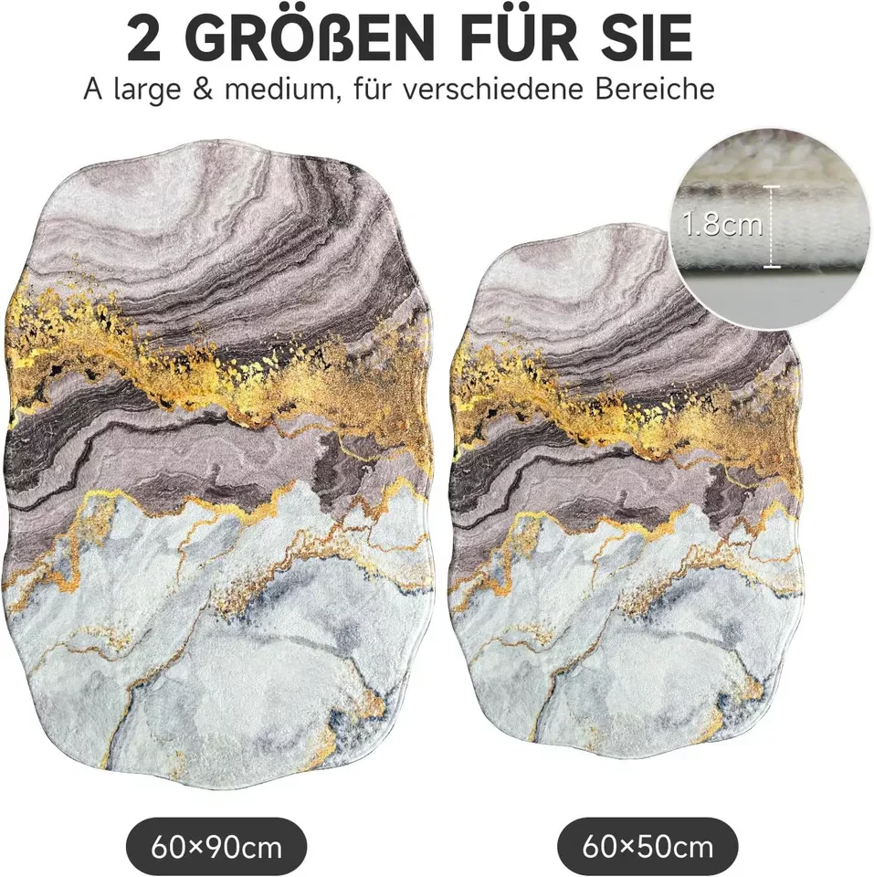 HOMELUX Badematte Teppich Läufer Badematte Teppichläufer Kurzflor Badteppich - Image 11