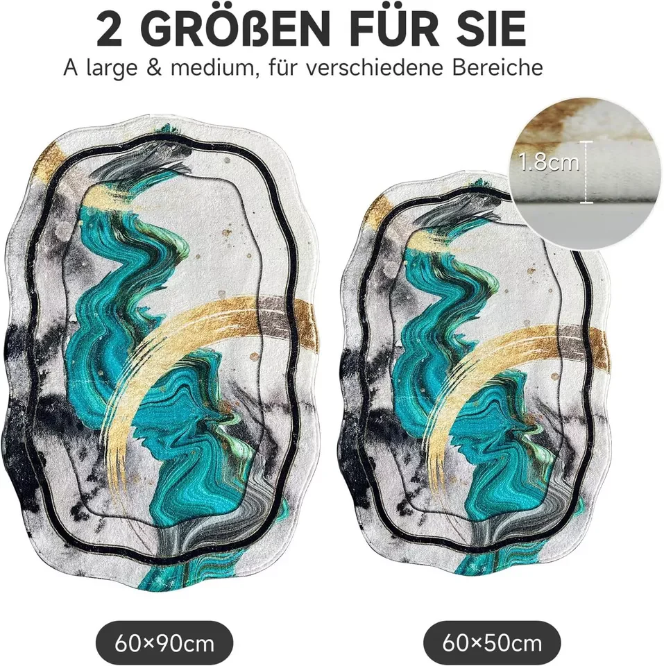 HOMELUX Badematte Teppich Läufer Badematte Teppichläufer Kurzflor Badteppich - Image 15