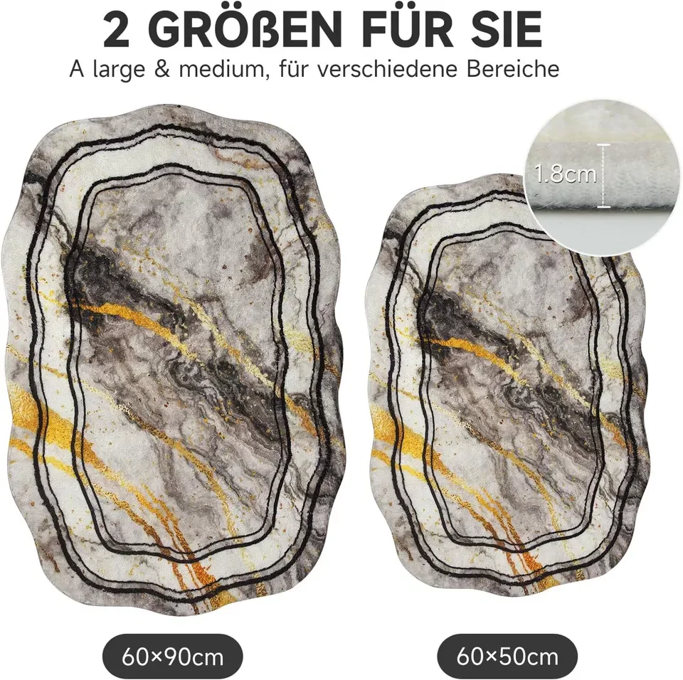 HOMELUX Badematte Teppich Läufer Badematte Teppichläufer Kurzflor Badteppich - Image 20