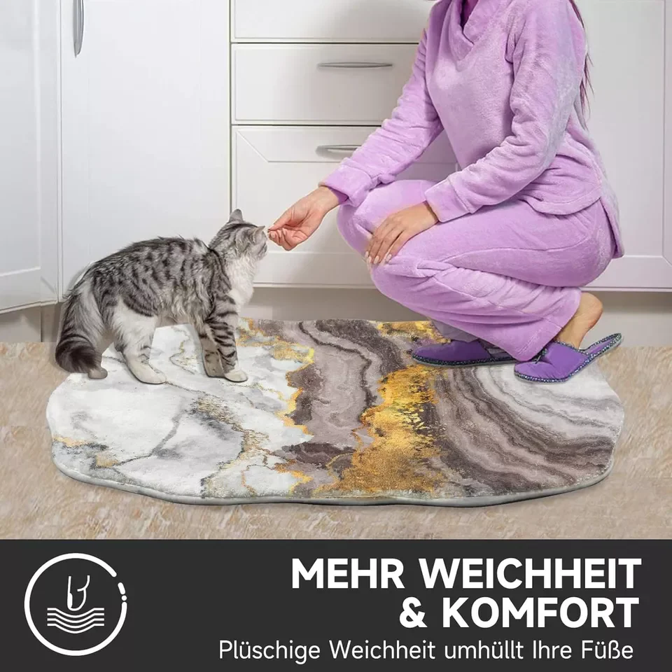 HOMELUX Badematte Teppich Läufer Badematte Teppichläufer Kurzflor Badteppich - Image 3