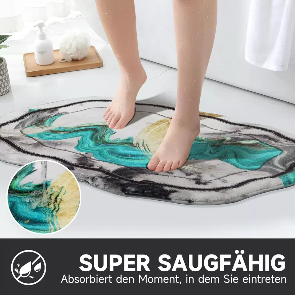HOMELUX Badematte Teppich Läufer Badematte Teppichläufer Kurzflor Badteppich - Image 4