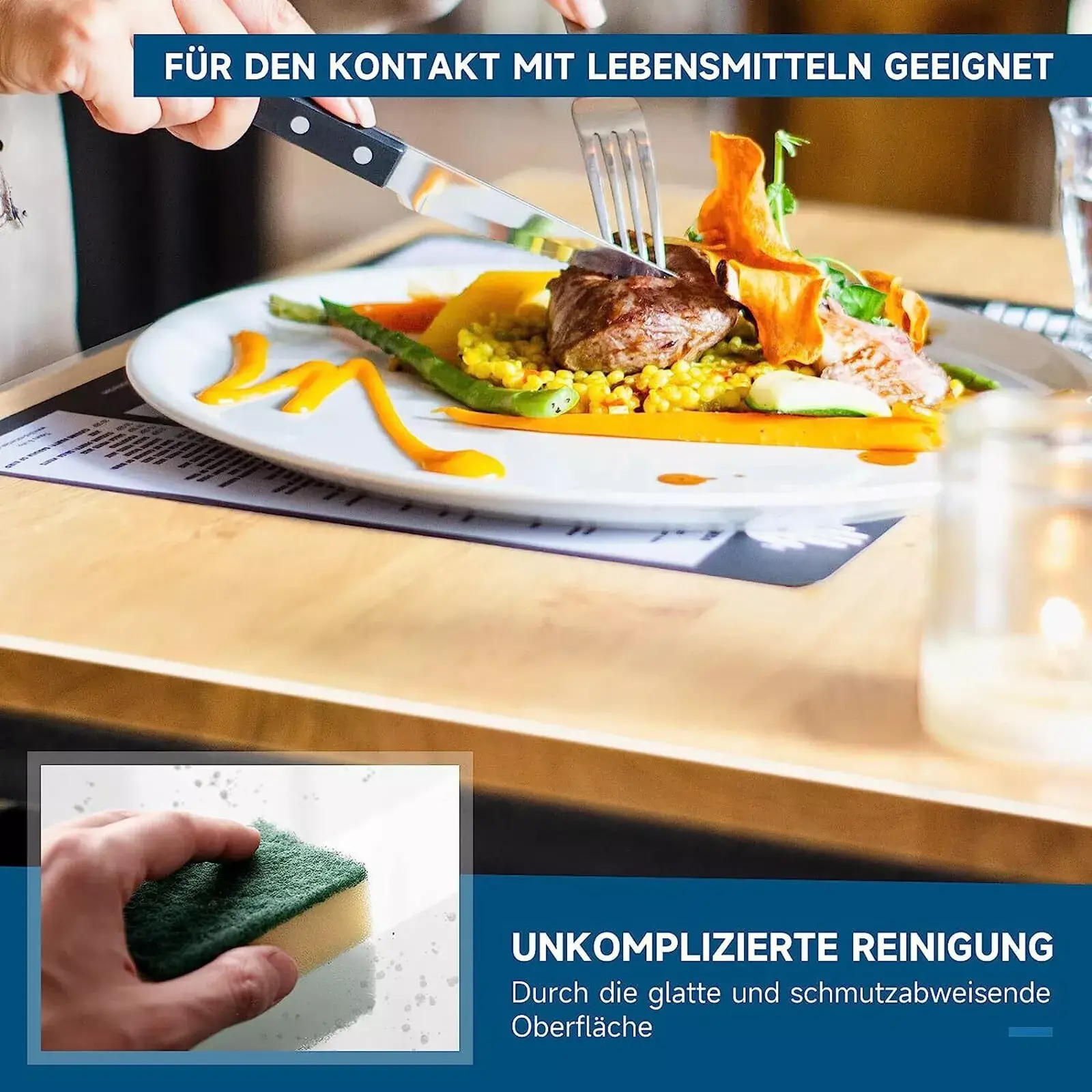 2mm durchsichtige Tischschutzfolie aus PVC - Schutzdecke für Tisch - Image 4