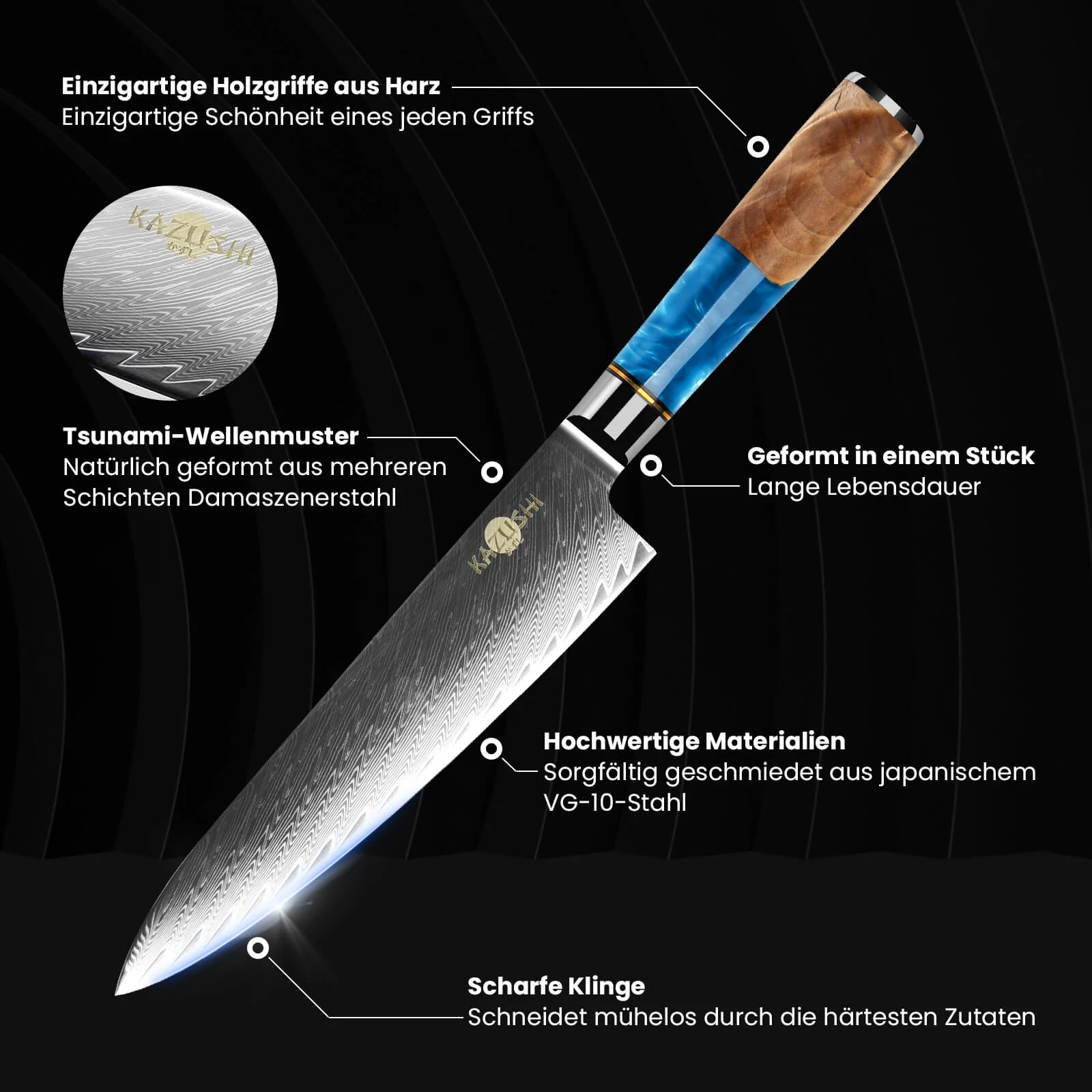 3,5-Zoll-Kochmesser aus Hochkohlenstoffstahl Superscharfes Schälmesser mit ergonomischem Griff für präzises Schälen und Schneiden - Image 4