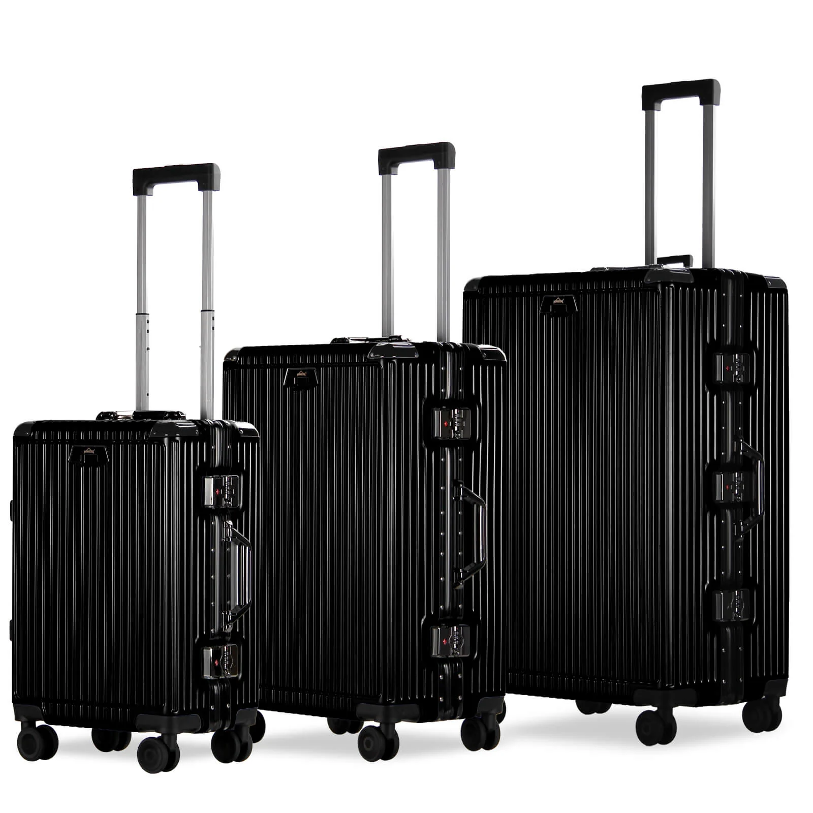 3-teiliges Kofferset Hartschalenkoffer ABS Leicht Trolley Rollkoffer Set M-L-XL Hartschale Reisekoffer - Image 17