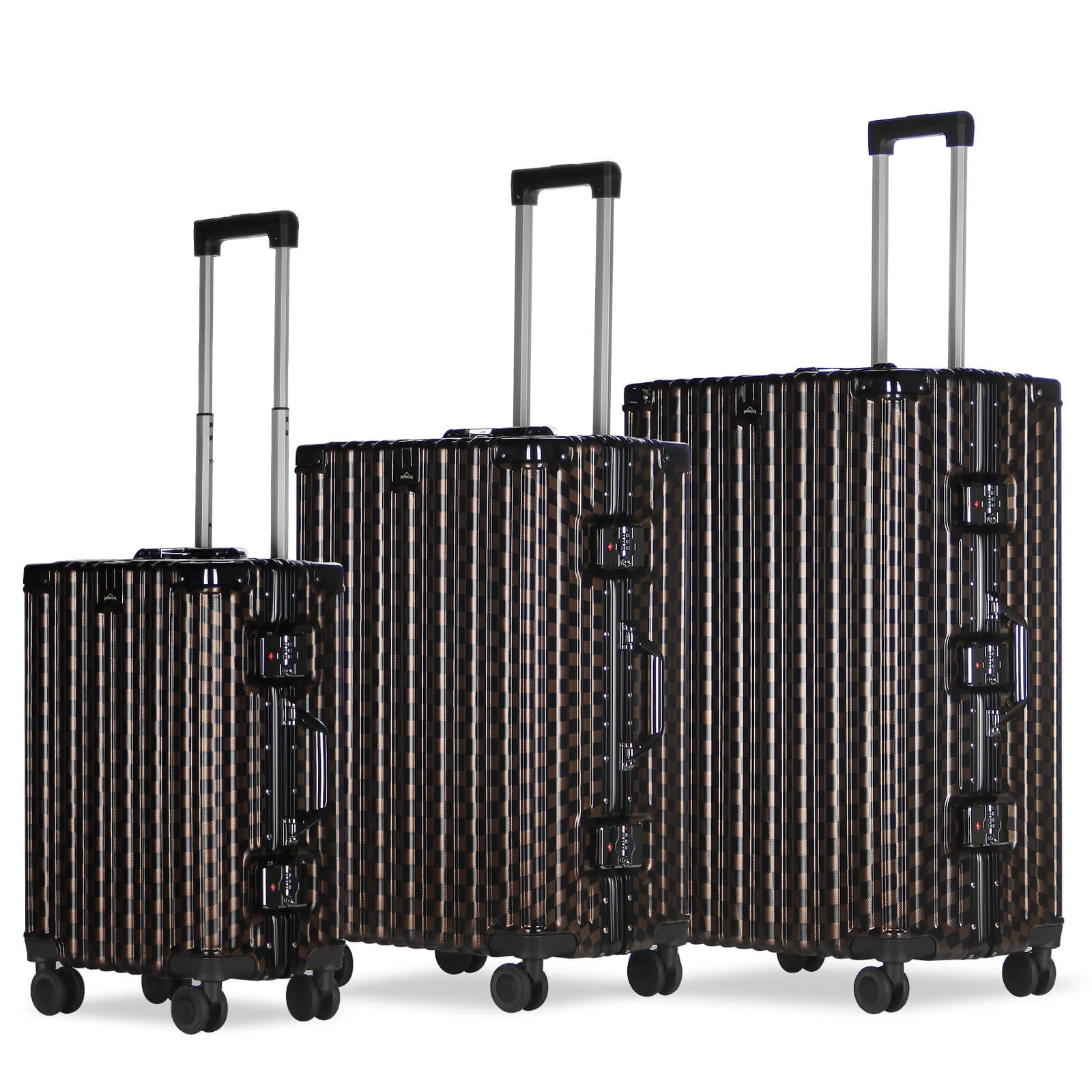 3-teiliges Kofferset Hartschalenkoffer ABS Leicht Trolley Rollkoffer Set M-L-XL Hartschale Reisekoffer - Image 18