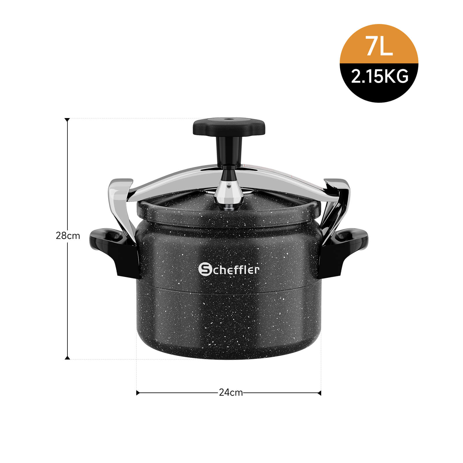 Scheffler Schnellkochtopf Aluguss Dampfkochtopf Induktion Druckbehälter für alle Herdarten - Image 9