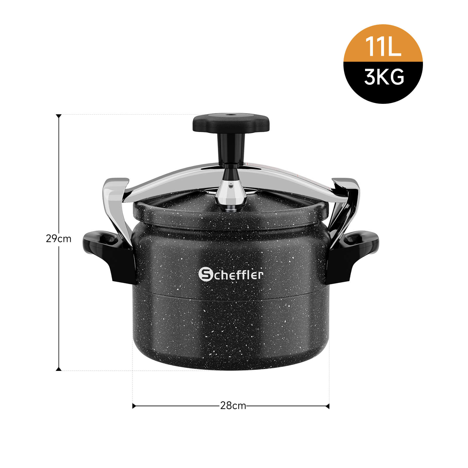 Scheffler Schnellkochtopf Aluguss Dampfkochtopf Induktion Druckbehälter für alle Herdarten - Image 10