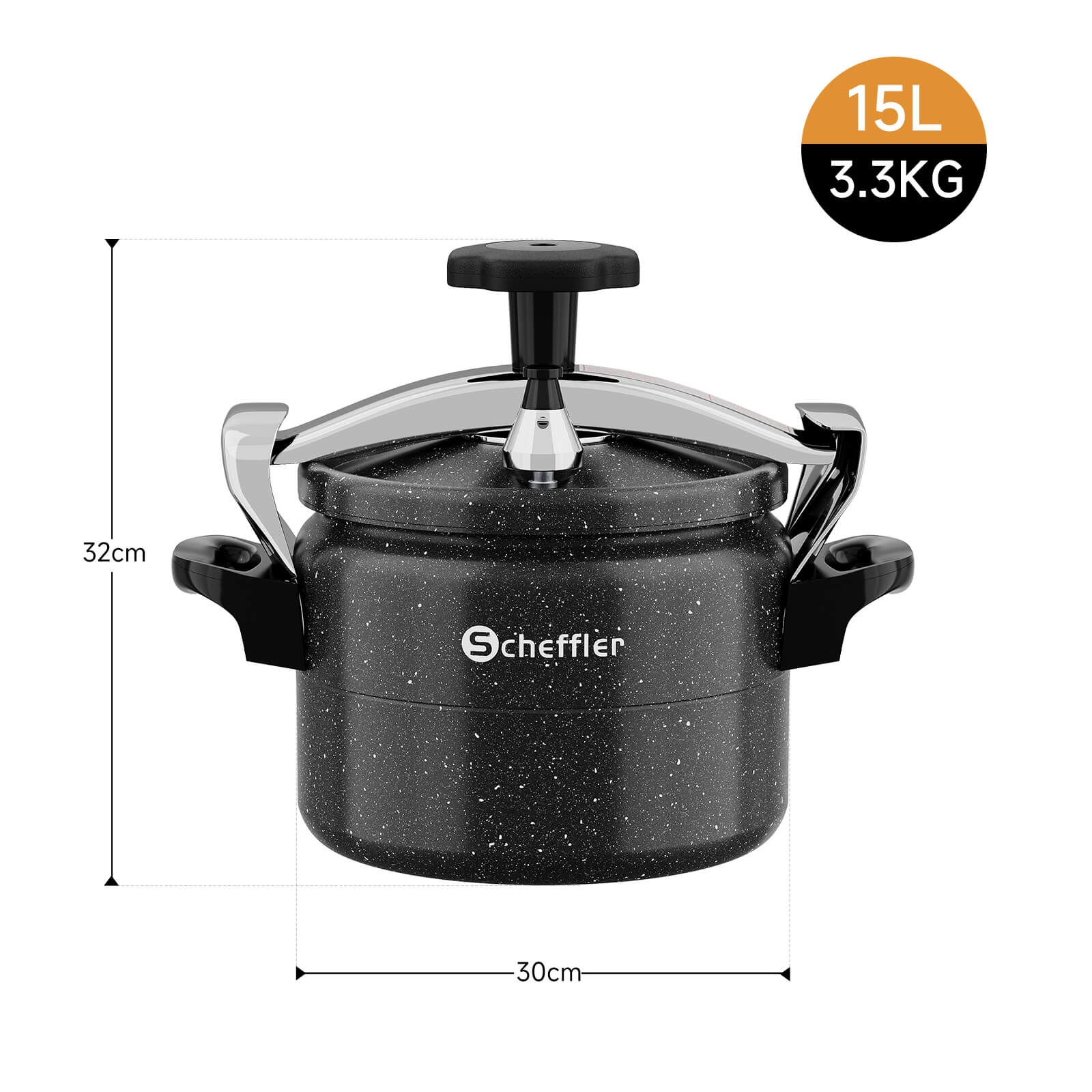 Scheffler Schnellkochtopf Aluguss Dampfkochtopf Induktion Druckbehälter für alle Herdarten - Image 11