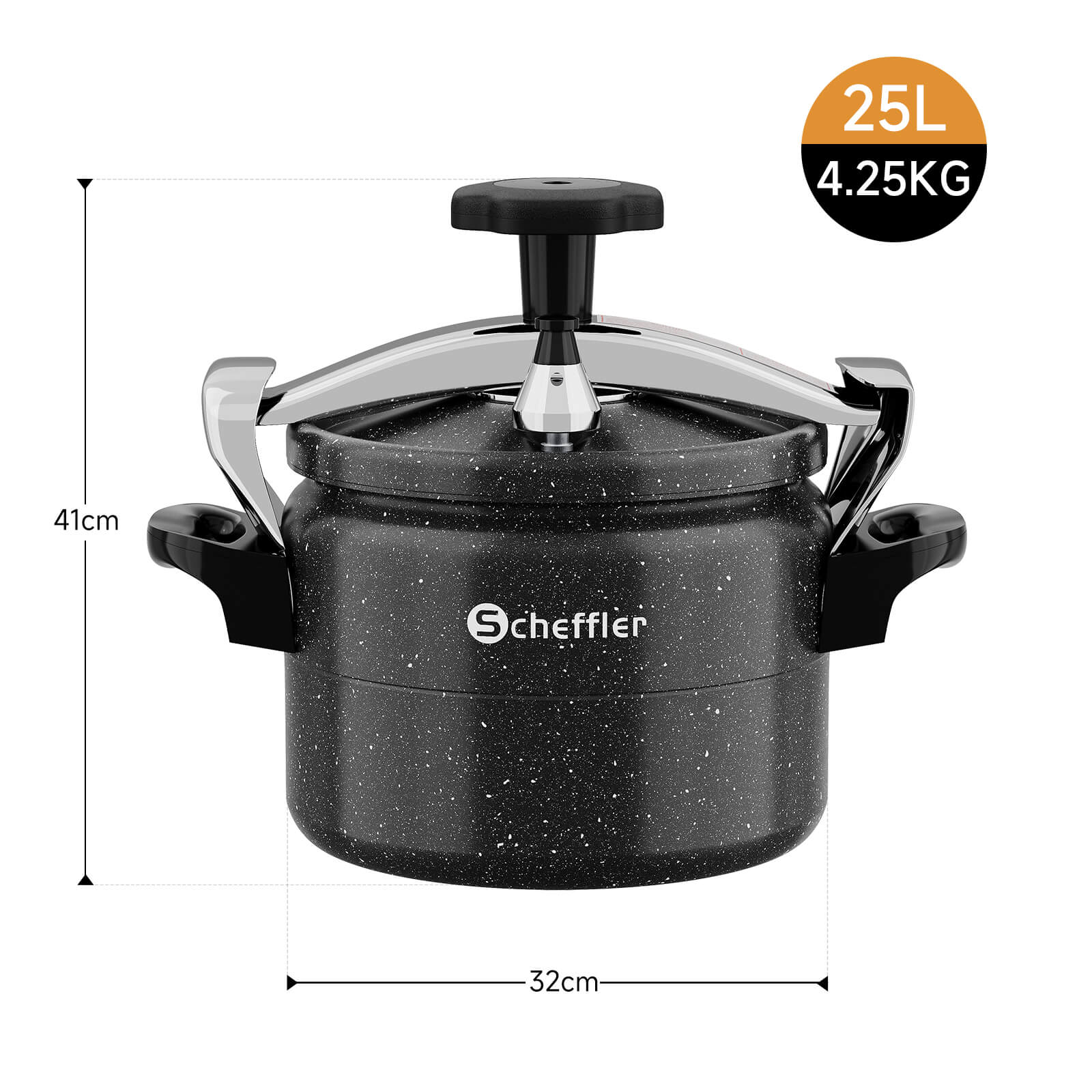 Scheffler Schnellkochtopf Aluguss Dampfkochtopf Induktion Druckbehälter für alle Herdarten - Image 12