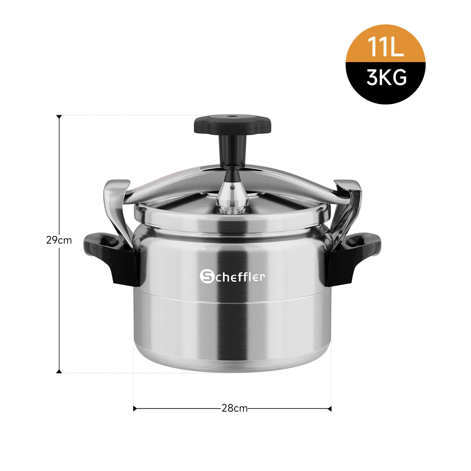 Scheffler Schnellkochtopf Aluguss Dampfkochtopf Induktion Druckbehälter für alle Herdarten - Image 22