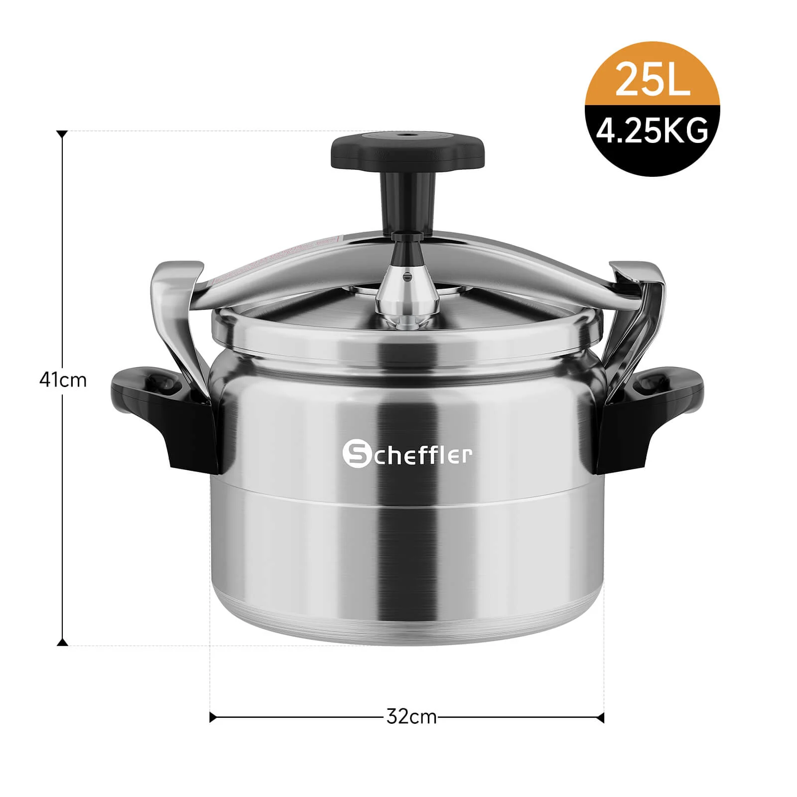 Scheffler Schnellkochtopf Aluguss Dampfkochtopf Induktion Druckbehälter für alle Herdarten - Image 24