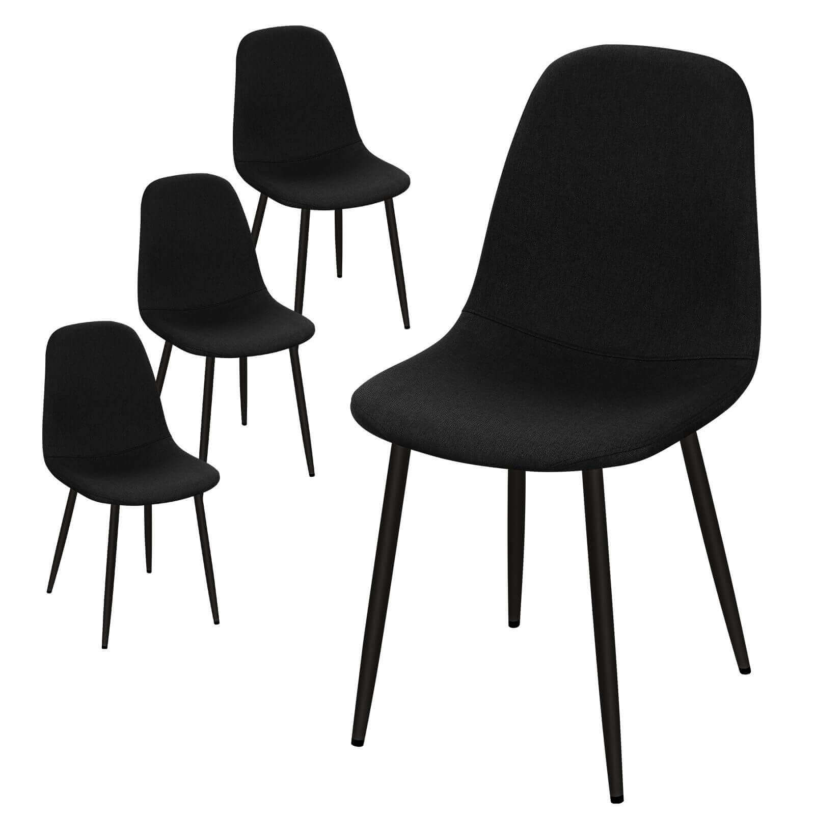 Ergonomisches 4er-Set Esszimmerstühle von HOMELUX Modern, bequem und vielseitig - Image 19
