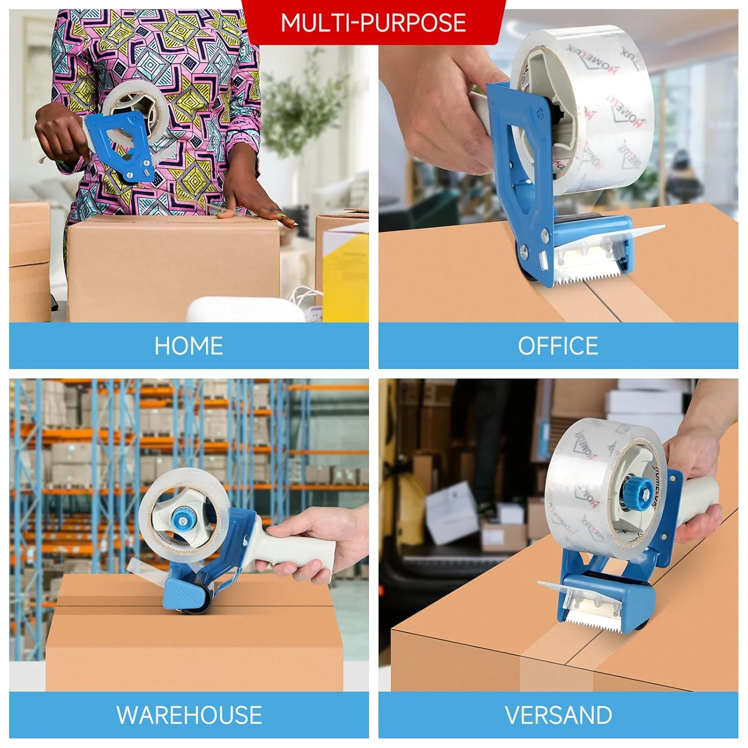 6-144 Packband Klebeband Paketband Paketklebeband Klebestreifen 50mm X 66m - Image 5
