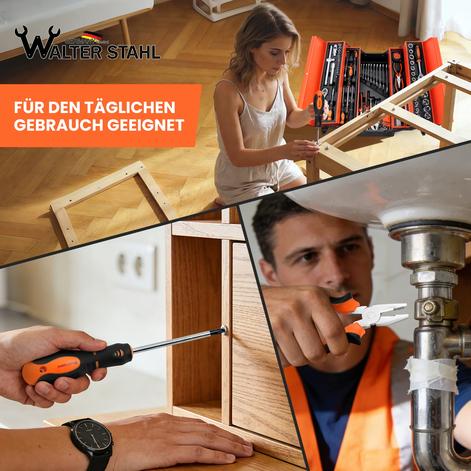 85-teiliges Profi-Werkzeugset mit Ratschen - Image 5
