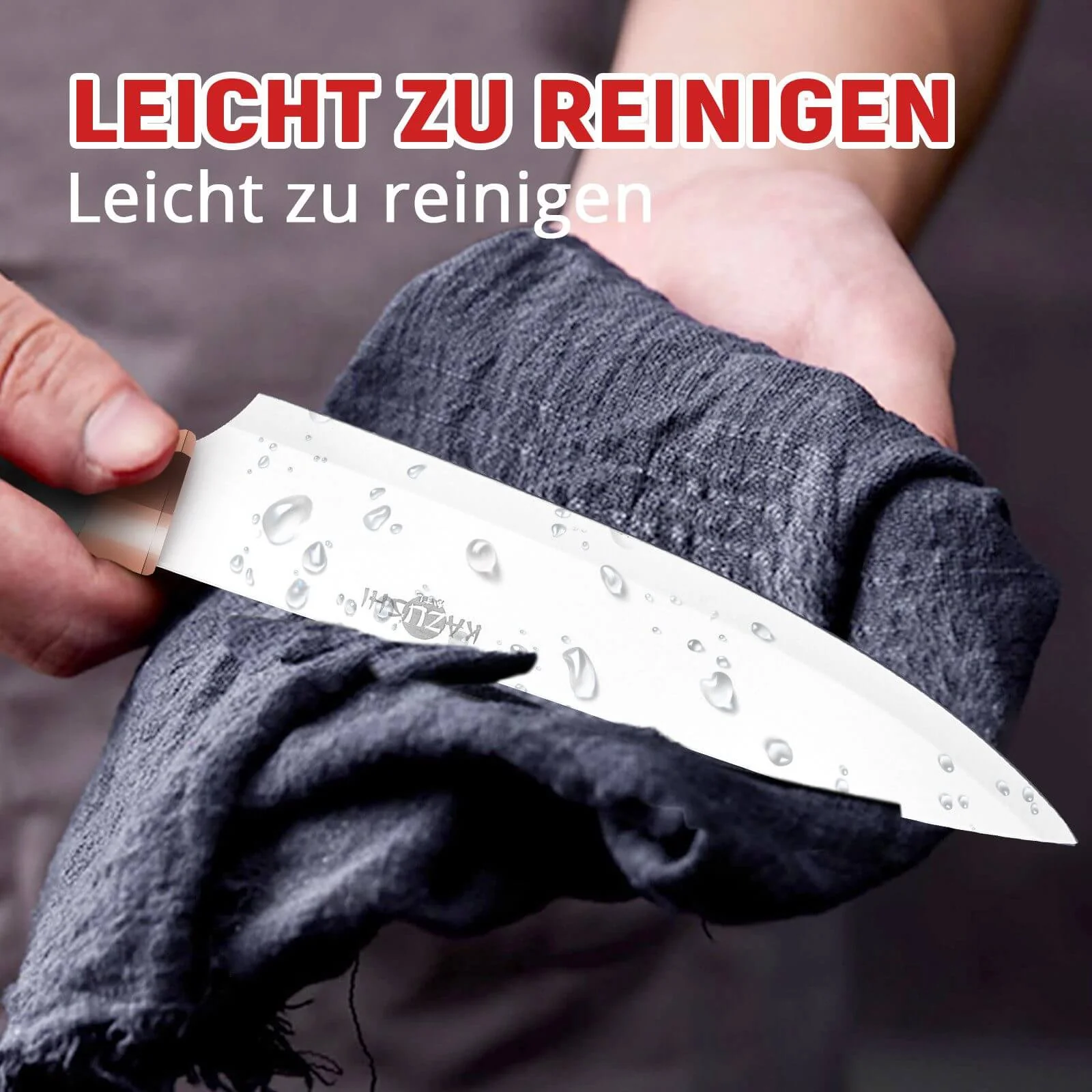9 / 8 / 7 / 6 teilig Messer-Set Messerblock Messerset Küchenmesser Set Profi Kochmesser - Image 15