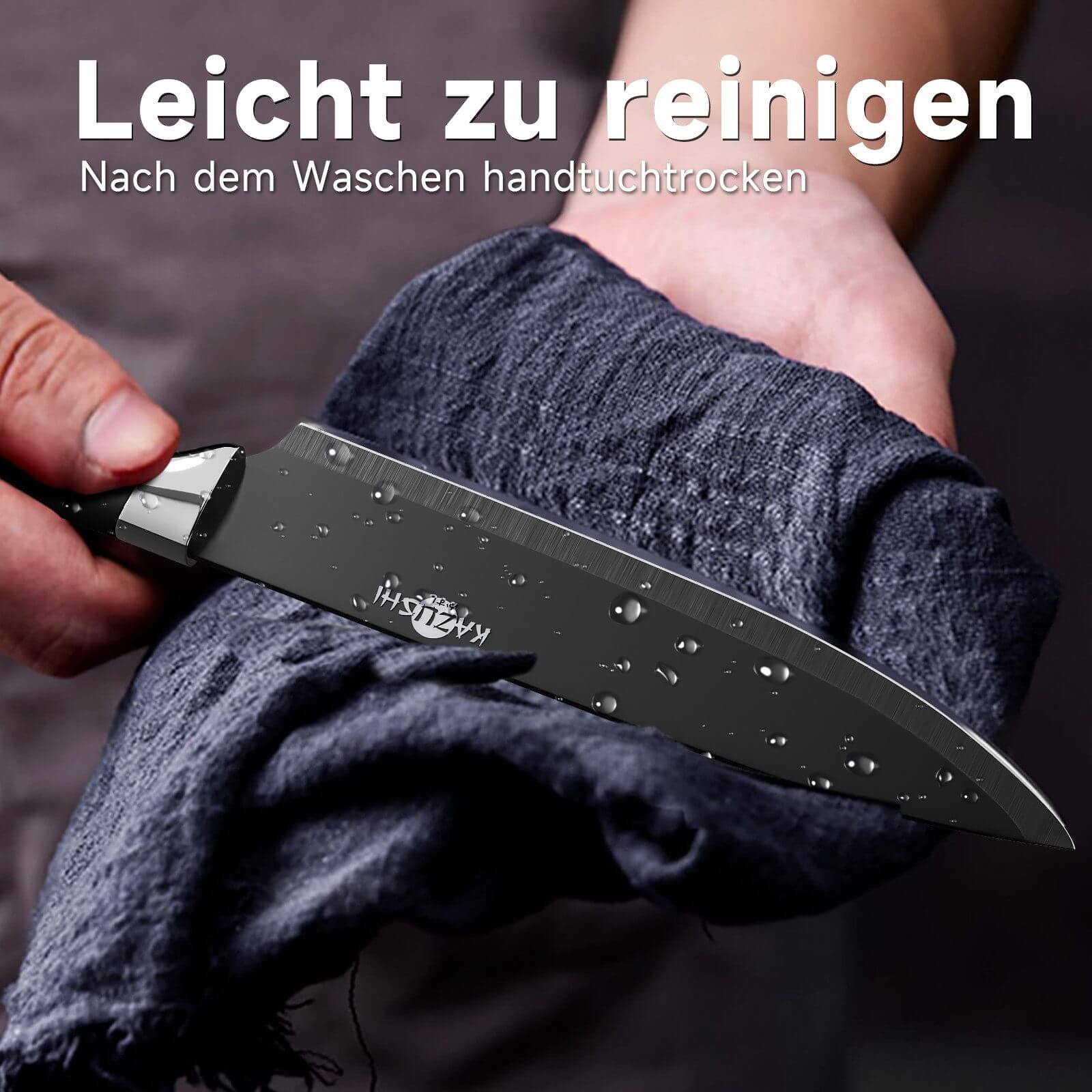 9 / 8 / 7 / 6 teilig Messer-Set Messerblock Messerset Küchenmesser Set Profi Kochmesser - Image 18