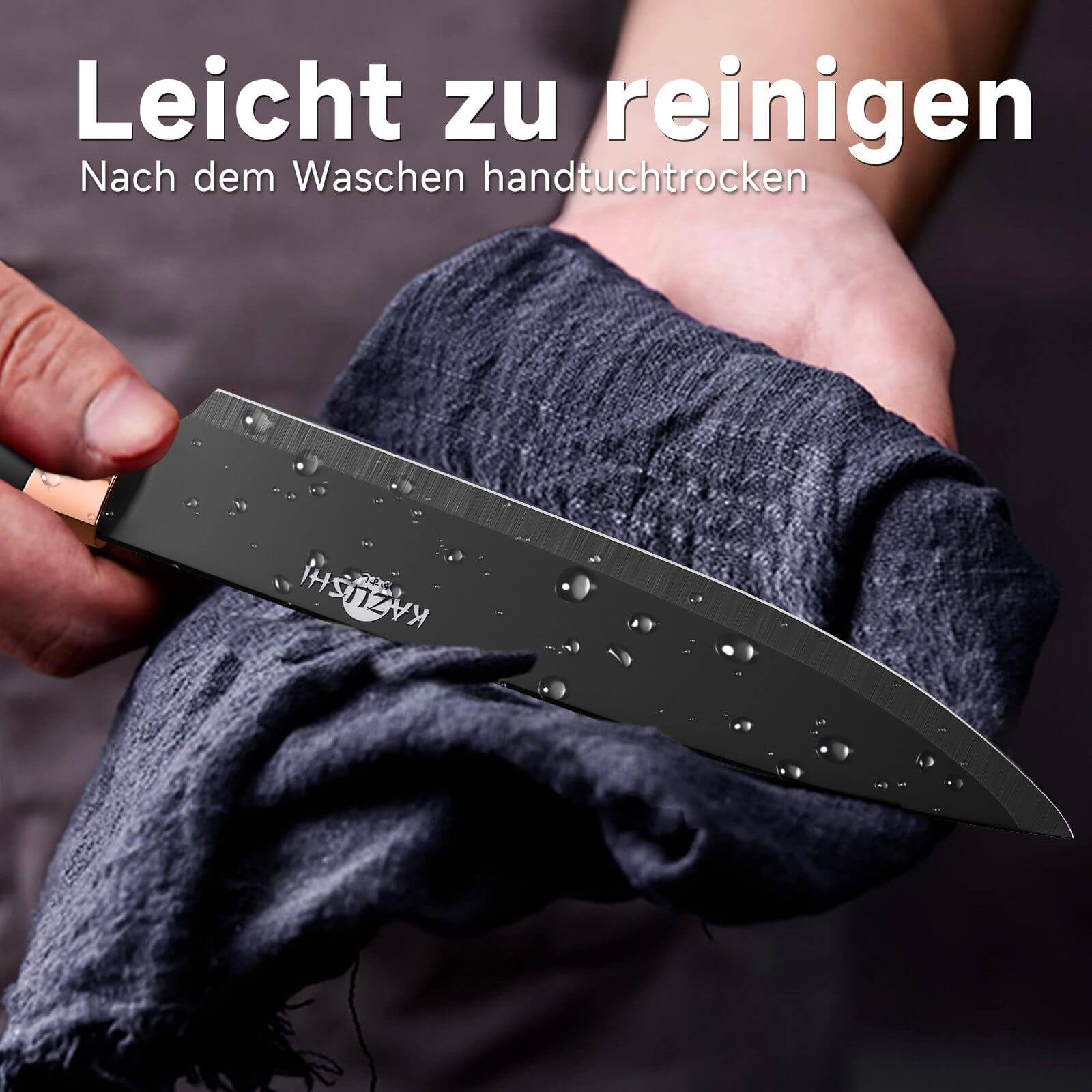 9 / 8 / 7 / 6 teilig Messer-Set Messerblock Messerset Küchenmesser Set Profi Kochmesser - Image 3