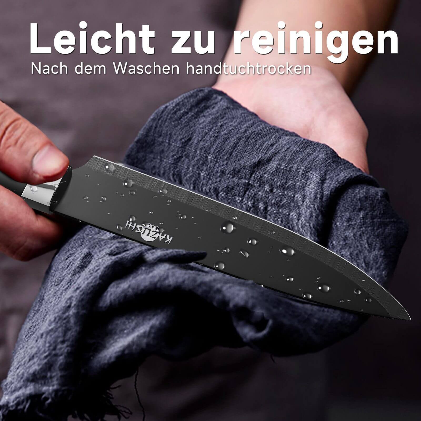 9 / 8 / 7 / 6 teilig Messer-Set Messerblock Messerset Küchenmesser Set Profi Kochmesser - Image 6