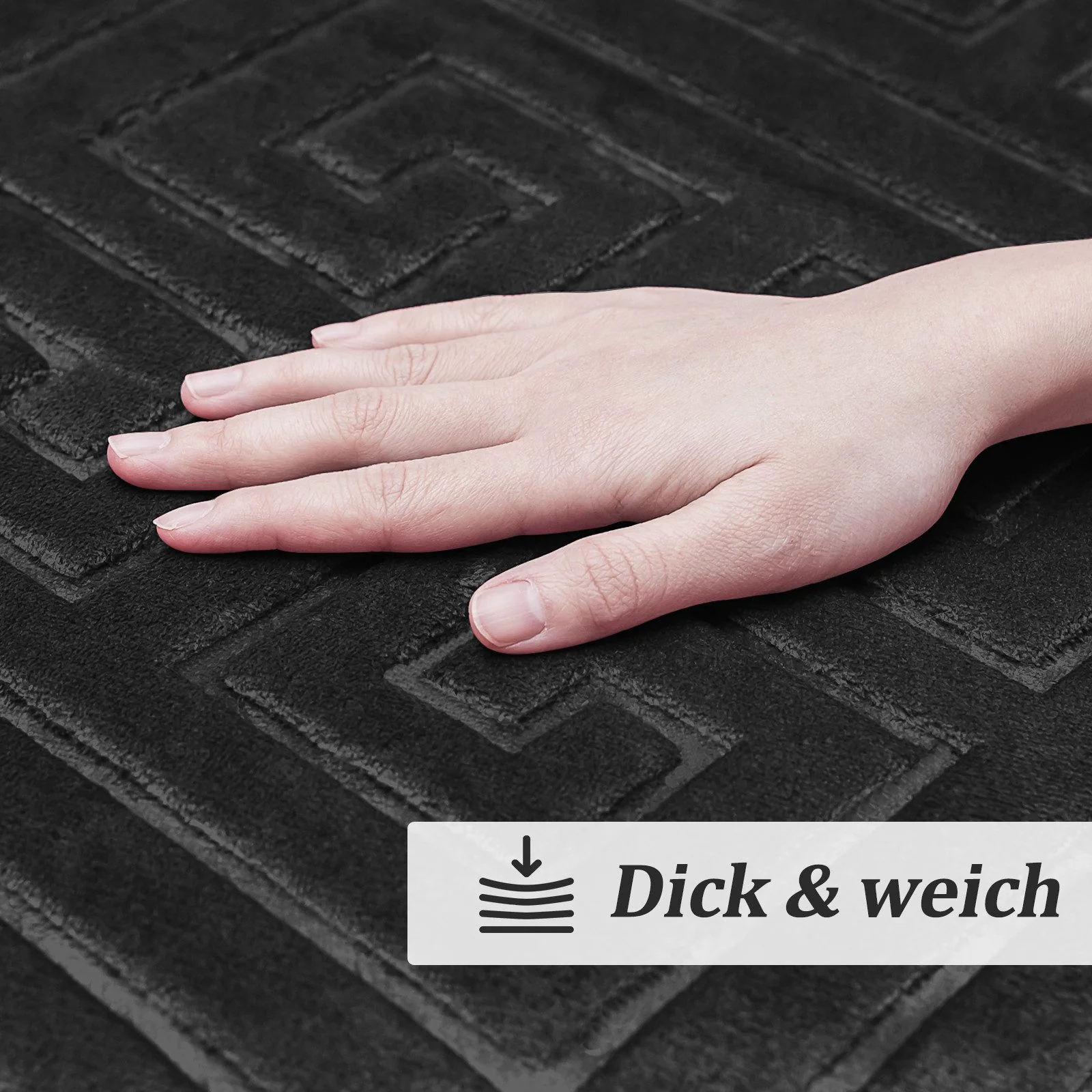 Badematte Rutschfeste Badematte Set Wasserabsorbierend Badteppich Set - Image 11