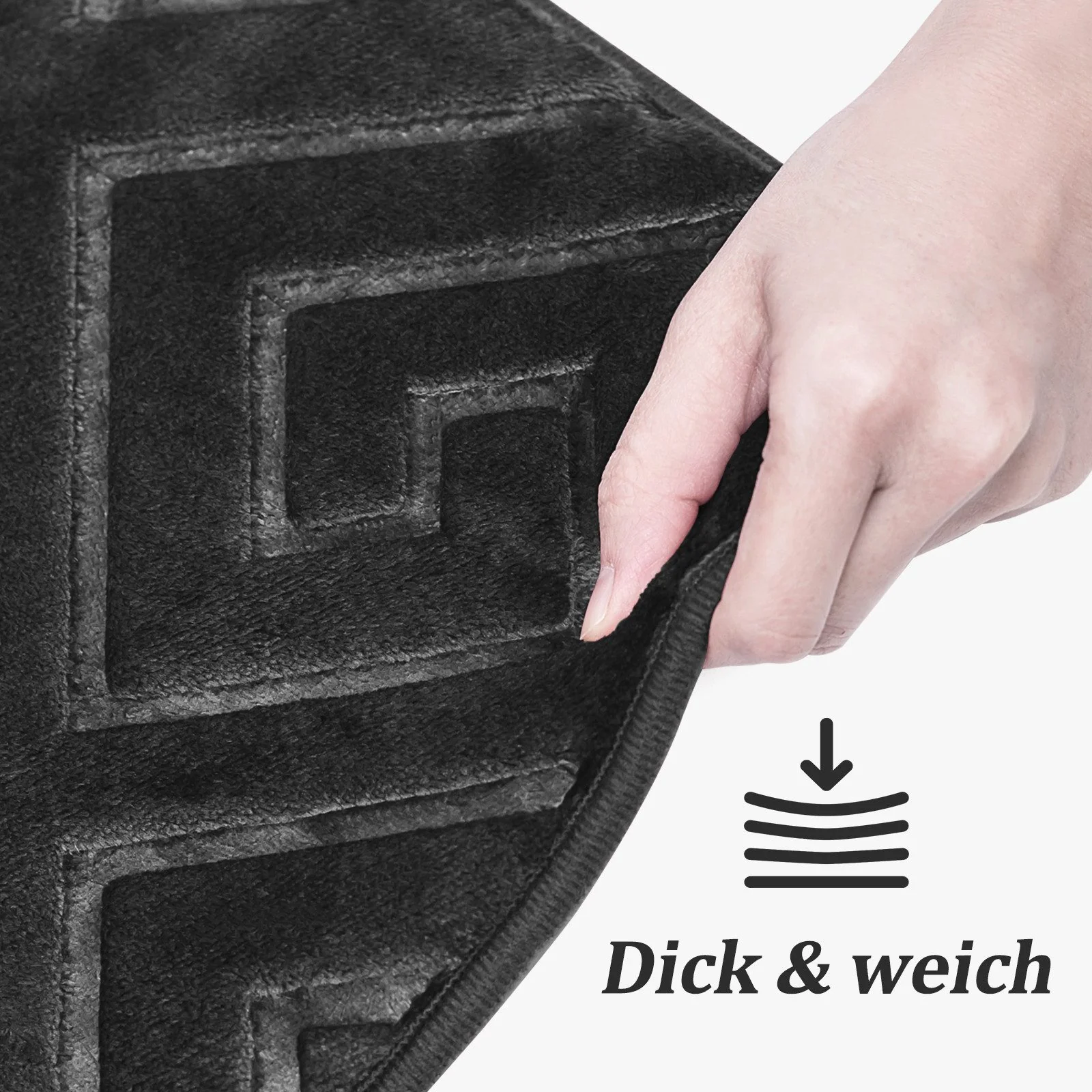 Badematte Rutschfeste Badematte Set Wasserabsorbierend Badteppich Set - Image 16