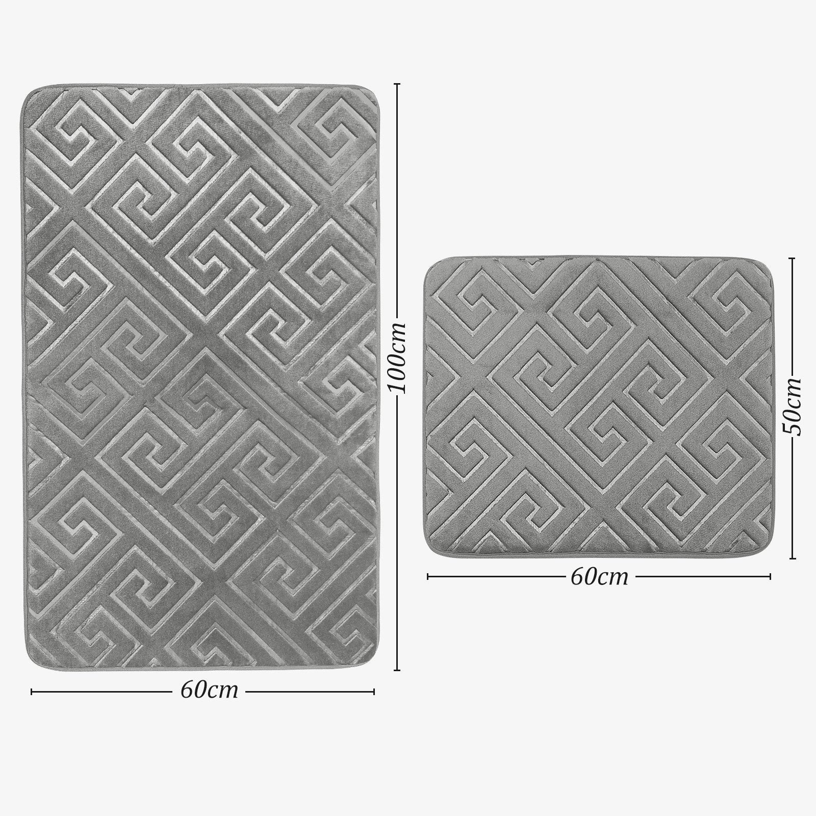 Badematte Rutschfeste Badematte Set Wasserabsorbierend Badteppich Set - Image 20