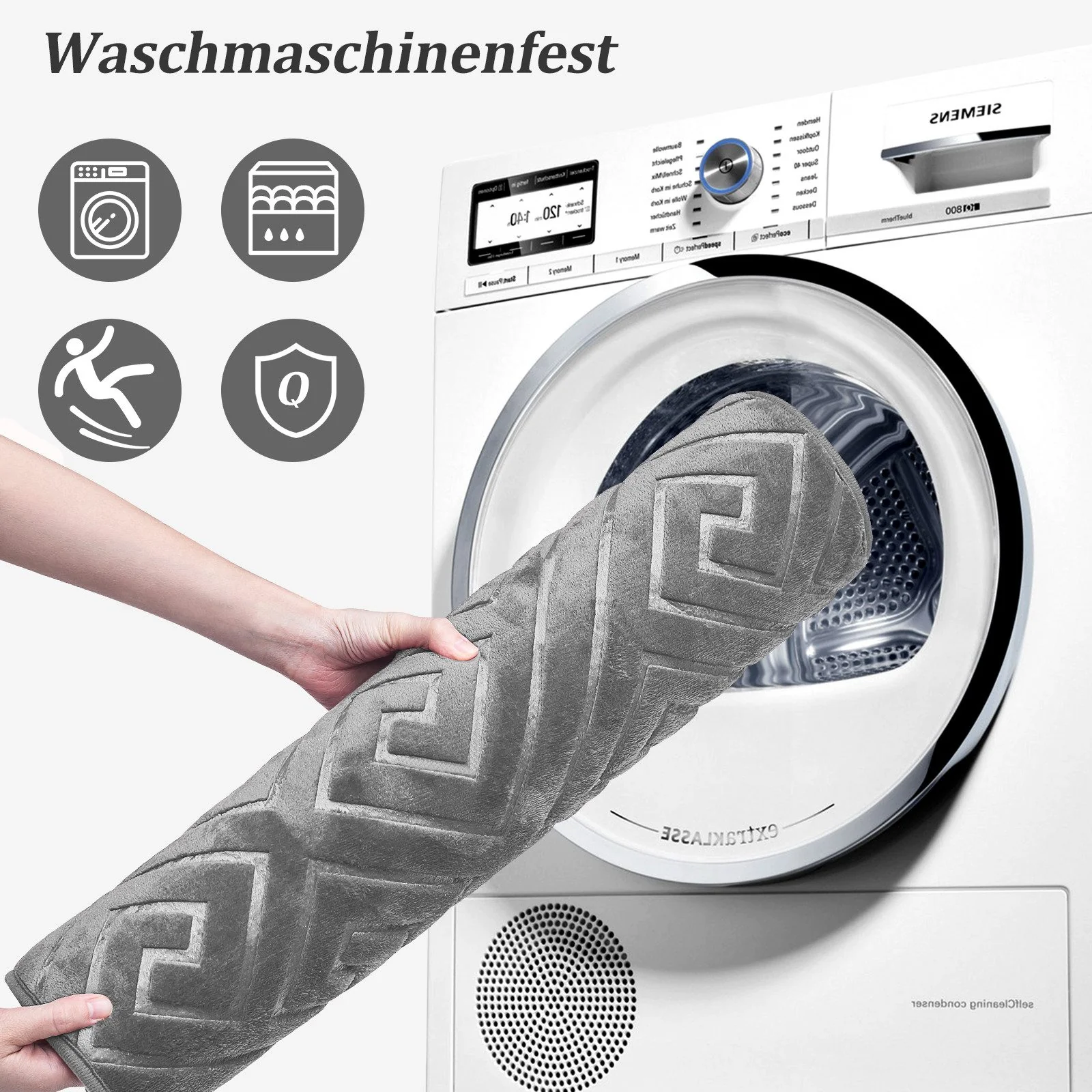 Badematte Rutschfeste Badematte Set Wasserabsorbierend Badteppich Set - Image 3