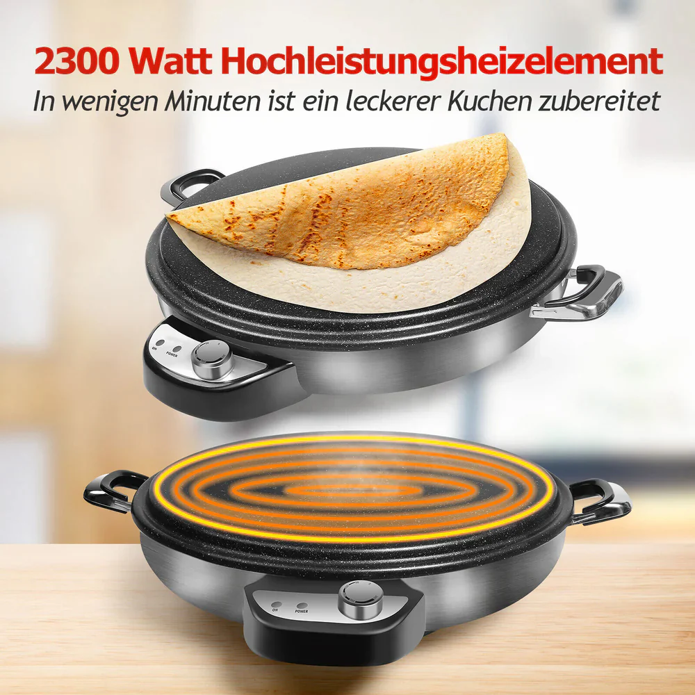 Crêpesmaker fladenbrot bäcker 230V, große Backplatte, Ø 50 cm Temperaturregler - Image 3