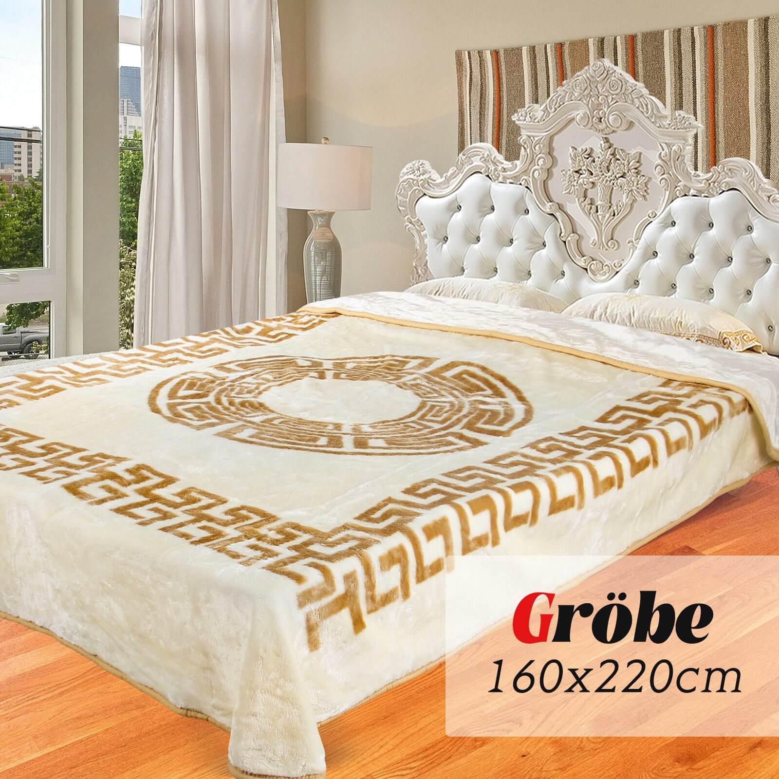 Flauschige Kuscheldecke 160x220 cm aus Polyester Weich, warm und pflegeleicht für Sofa, Bett und mehr - Image 21