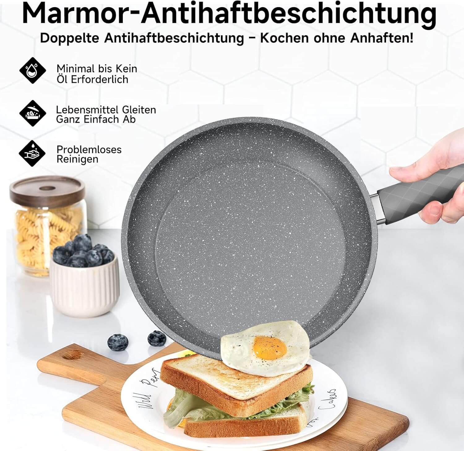 HOMELUX 10-teiliges Topfset Induktion Hochwertiges Kochgeschirr für jeden Haushalt - Image 4