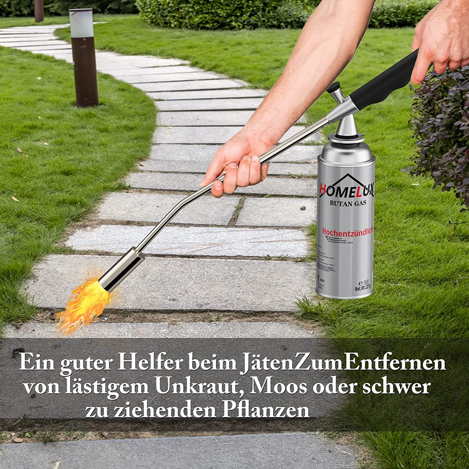 HOMELUX Gaskartuschen 227g, Butan mit Bajonett Ventil, für Campingkocher, Gaskocher, Gasheizung, Gasbrenner, Lötbrenner - Image 9