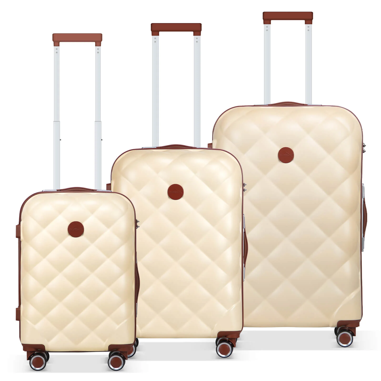 HOMELUX 3-teiliges Hartschalen Kofferset ABS Leicht Reisekoffer Trolley Rollkoffer Set M-L-XL - Image 10