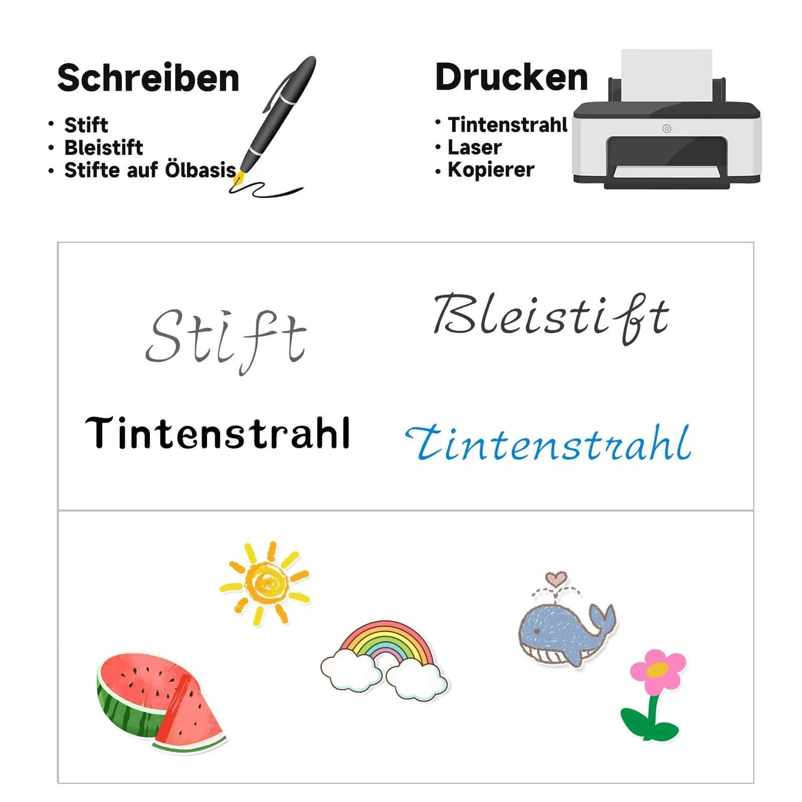 Homelux A4-Etiketten matt – 300 Blatt (600 Stück) mit starker Haftung, klarem Druck & vielseitigem Einsatz – umweltfreundlich - Image 4