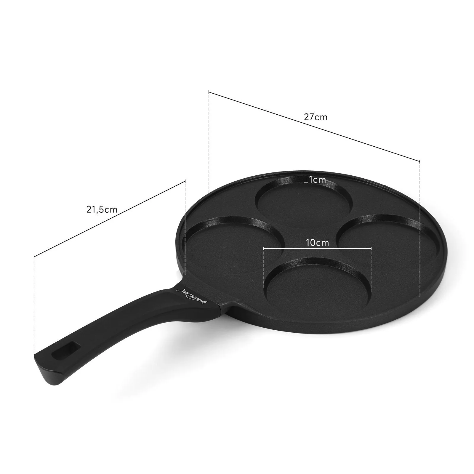 HOMELUX Crêpepfanne Pancake Pfanne Spiegeleipfanne 26cm mit Beschichtung - Image 2