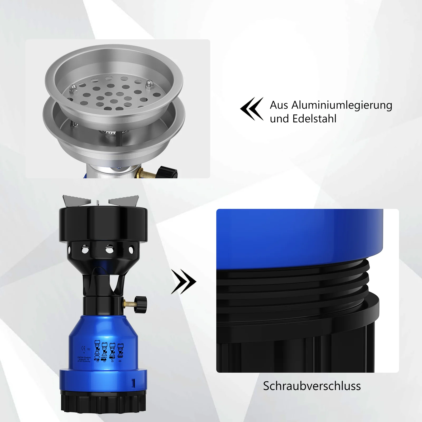 HOMELUX Gaskocher, Campingkocher, Camping Gaskocher, Gaskocher 1-flammig für Outdoor, Freizeit, Wanderung, Picknick Camping - Image 7