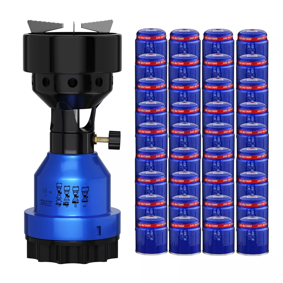 2in1 Campingkocher Gaskocher 1 Flammig Shisha Kohleanzünder für Gaskartuschen - Image 11
