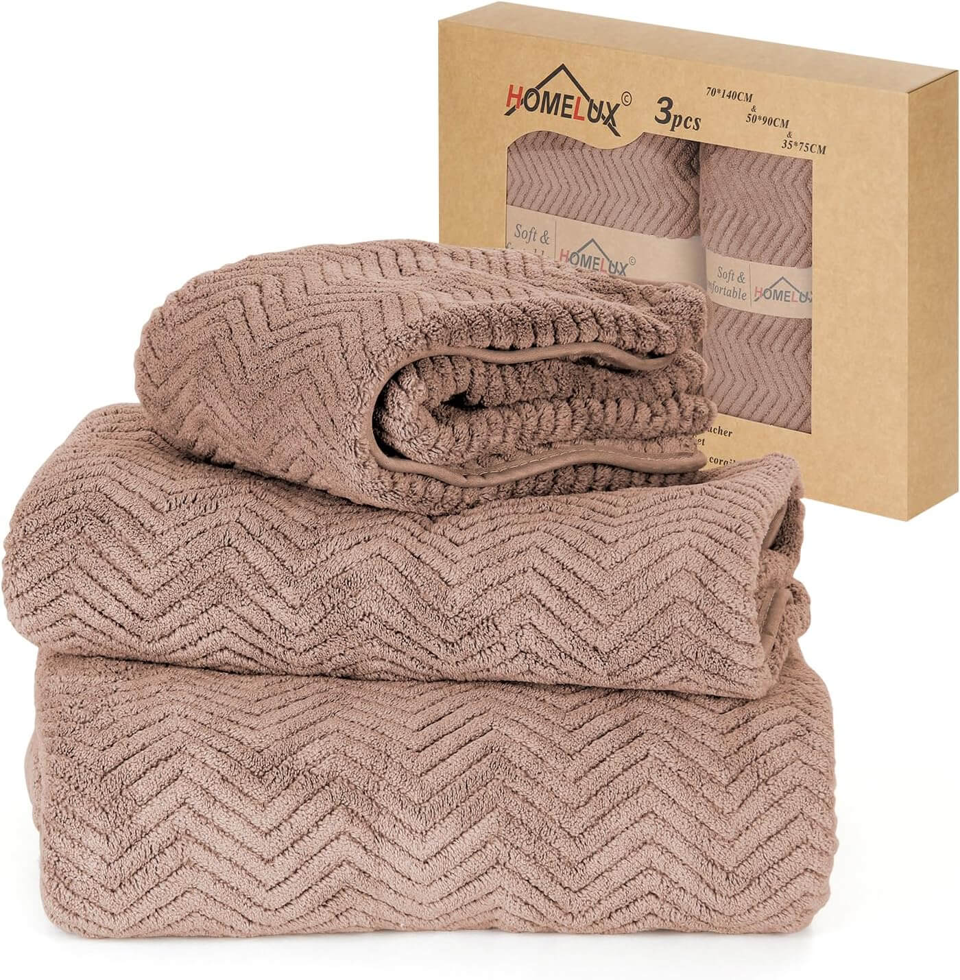 HOMELUX Handtuch Set 2 / 3 / 4 teilig Badetuch Set + Towel saugstarkes Frottiertücher Set - Image 15