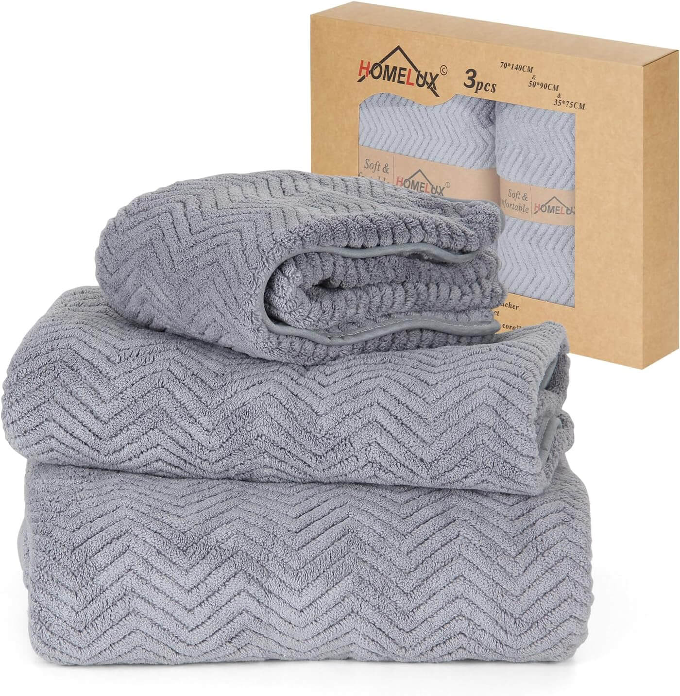 HOMELUX Handtuch Set 2 / 3 / 4 teilig Badetuch Set + Towel saugstarkes Frottiertücher Set - Image 18