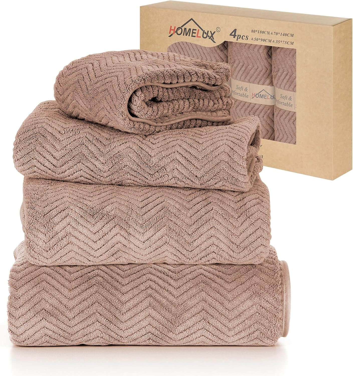 HOMELUX Handtuch Set 2 / 3 / 4 teilig Badetuch Set + Towel saugstarkes Frottiertücher Set - Image 22