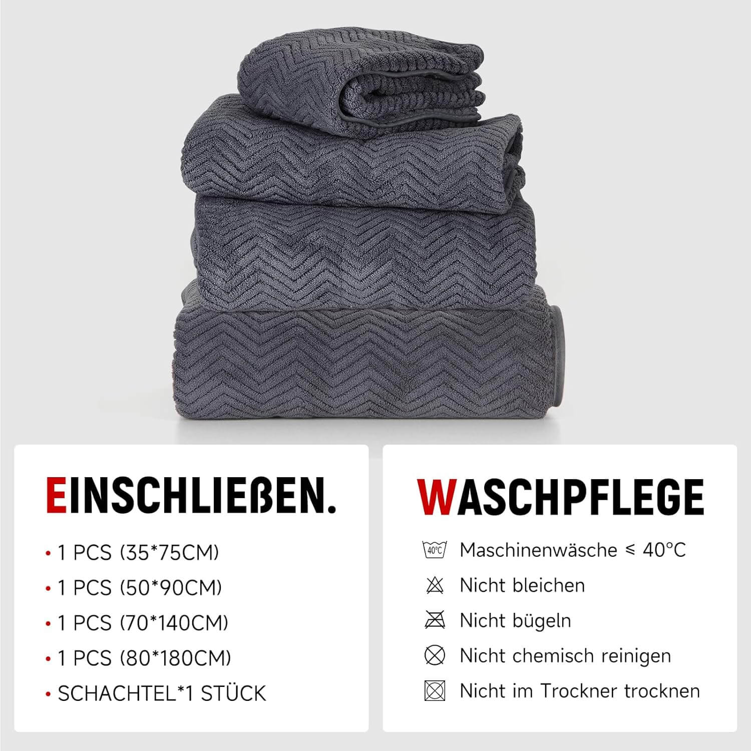 HOMELUX Handtuch Set 2 / 3 / 4 teilig Badetuch Set + Towel saugstarkes Frottiertücher Set - Image 26