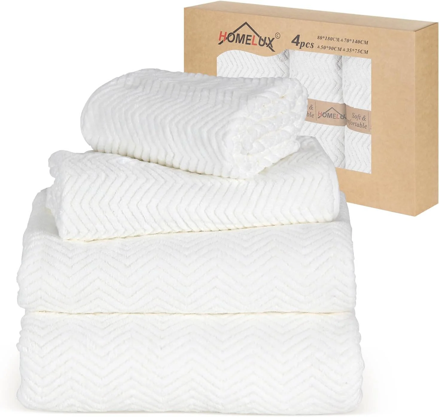 HOMELUX Handtuch Set 2 / 3 / 4 teilig Badetuch Set + Towel saugstarkes Frottiertücher Set - Image 28