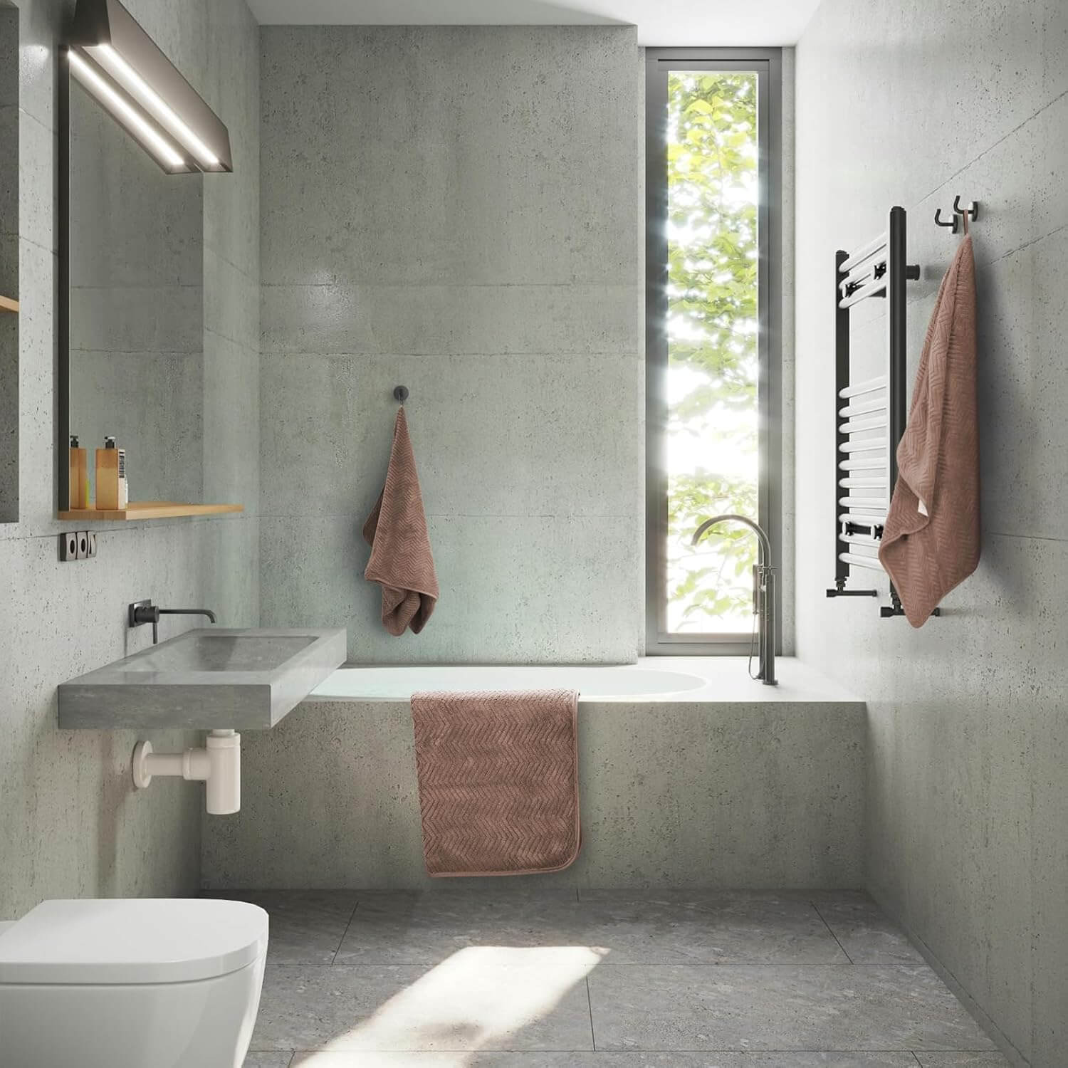 HOMELUX Handtuch Set 2 / 3 / 4 teilig Badetuch Set + Towel saugstarkes Frottiertücher Set - Image 4