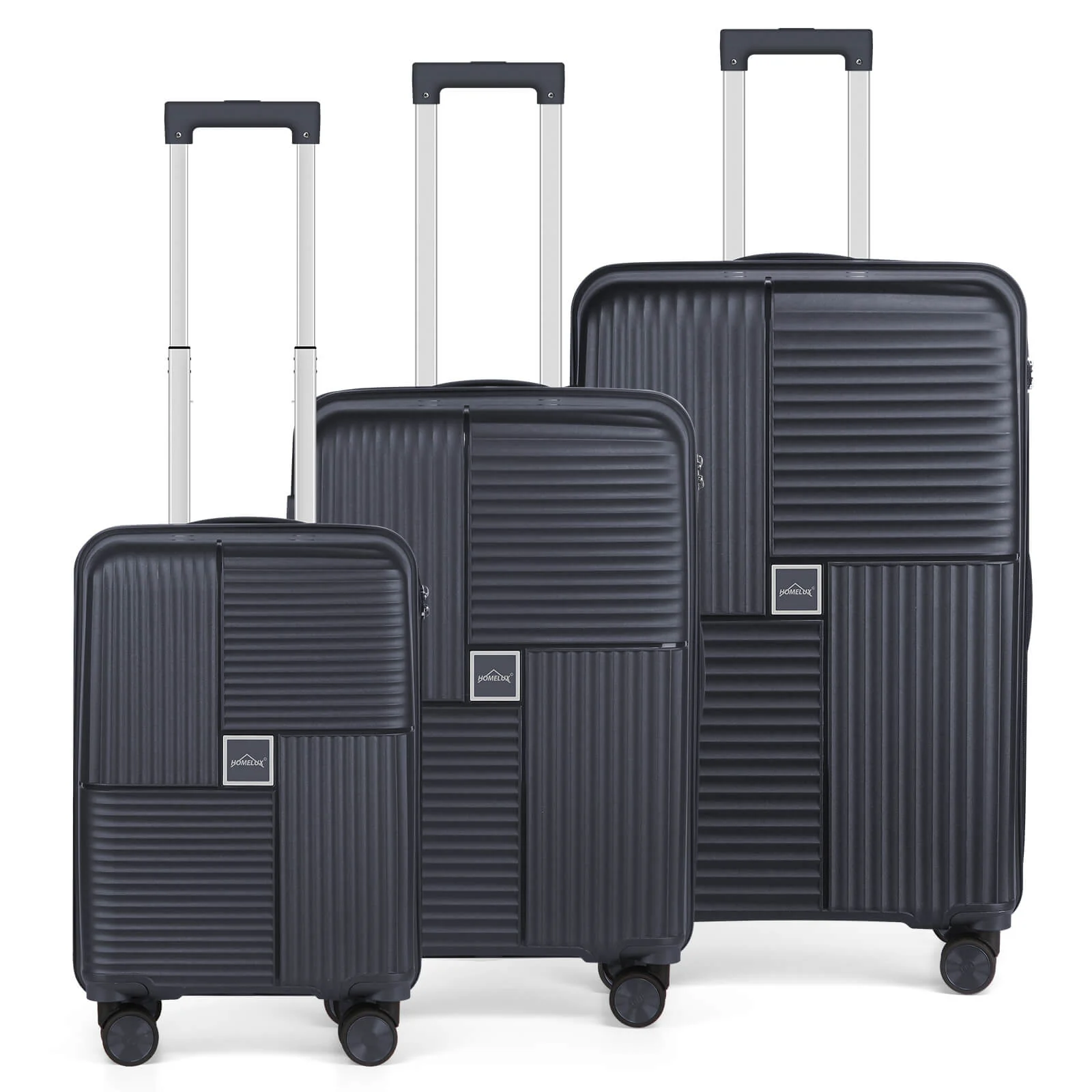 HOMELUX Hartschalenkoffer Set 3-teilig ABS Leicht Trolley Kofferset Rollkoffer Reisekoffer Hartschale M-L-XL - Image 9