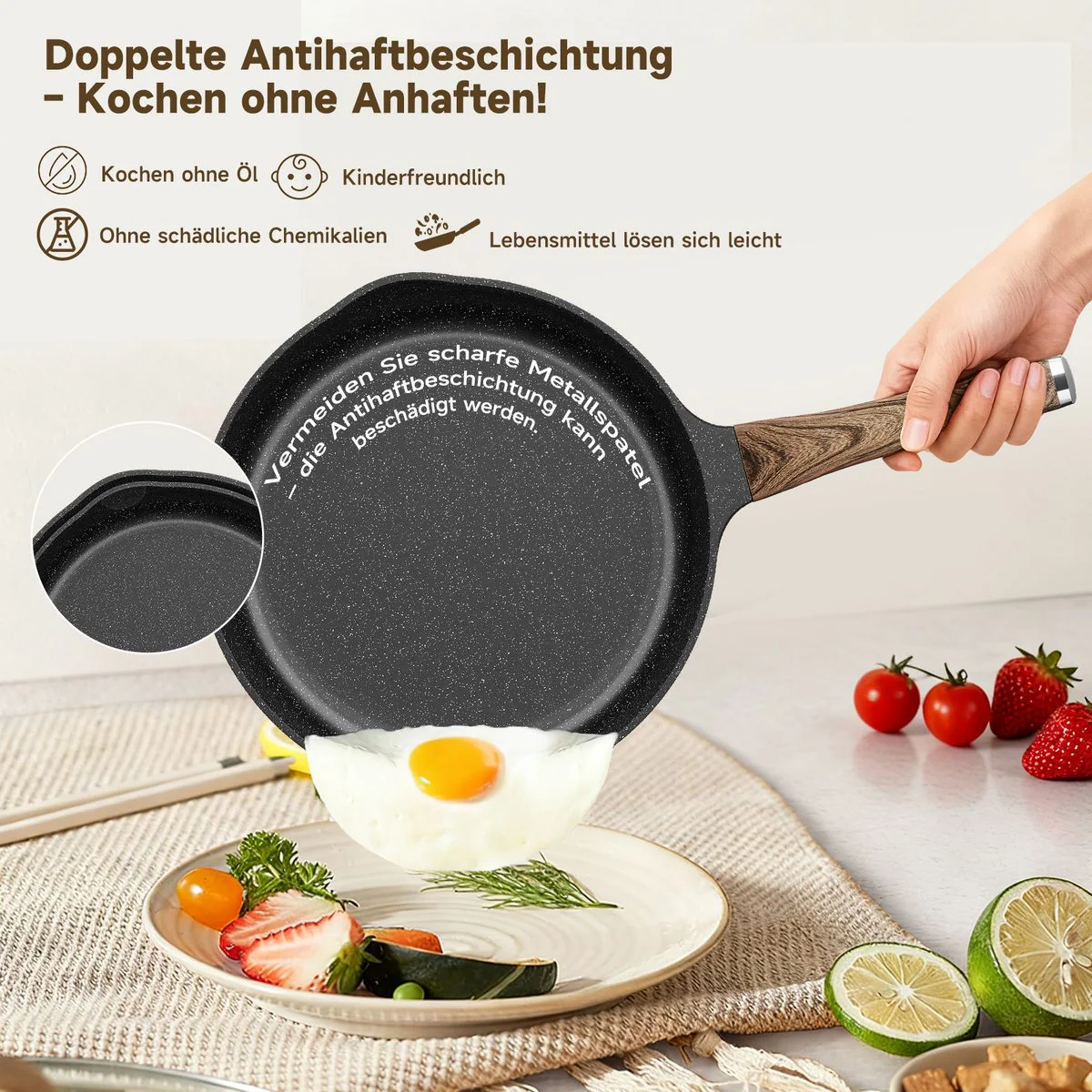 HOMELUX Topf-Set 8-teiliges Induktions-Topfset aus Aluminiumguss mit Deckeln - Image 6