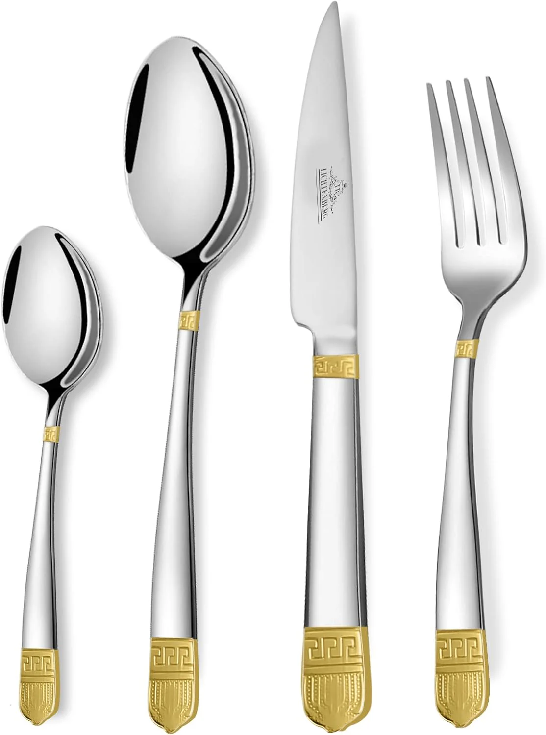 Besteckset 24  teilig Besteck Tafelbesteck Essbesteck Edelstahl - Image 13