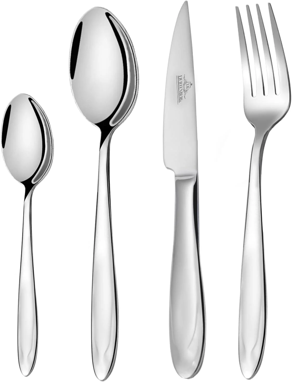 Besteckset 24  teilig Besteck Tafelbesteck Essbesteck Edelstahl - Image 14